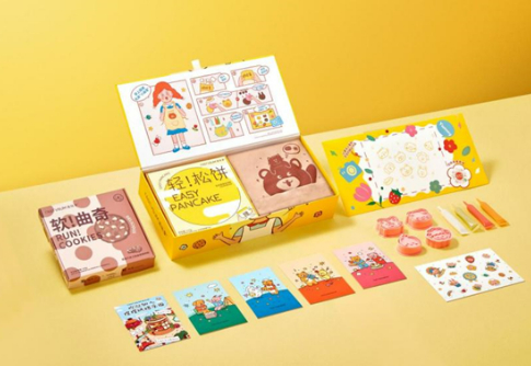 「速味享FASTVSUM」推出亲子烘焙礼盒“奇趣小画家”