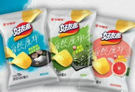用黑松露调味的盐味薯片，「好友趣」推出三种新口味薯片