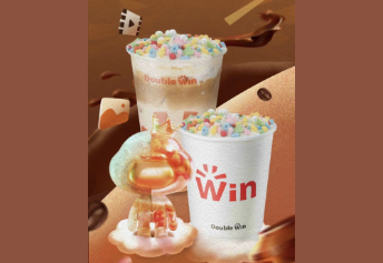 Double Win×百度网盘联名!上新金色凤梨梦境拿铁