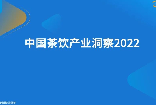 2022年中国茶饮产业洞察