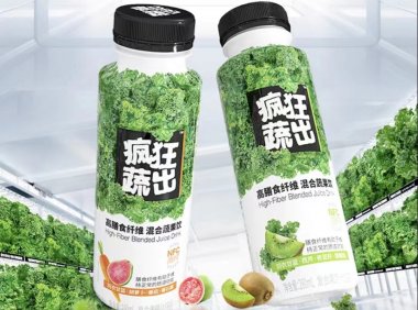 元气森林瞄准NFC果蔬汁,推出新品「疯狂蔬出」
