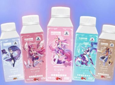 「光明莫斯利安」×「英雄联盟」推出新品：星之守护者爆珠酸奶